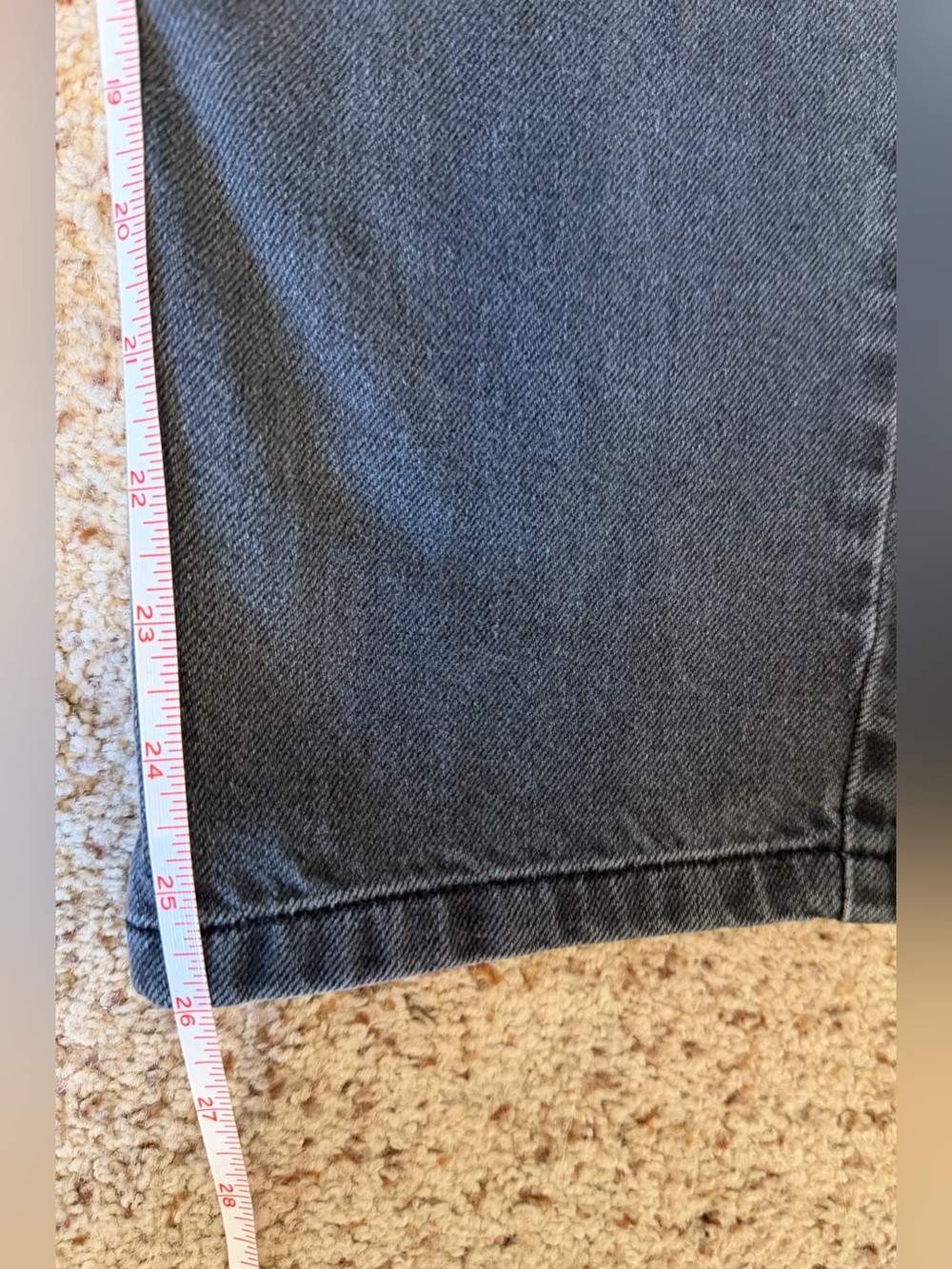We The Free Marci Denim Coveralls, Washed Black/Gray, Size M - Picture 10 of 14